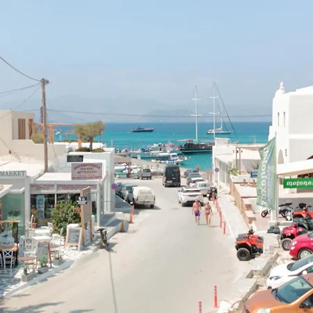 Stella's ' Spacious 80sqm Sea View ' 50m From Agia Anna (Naxos)